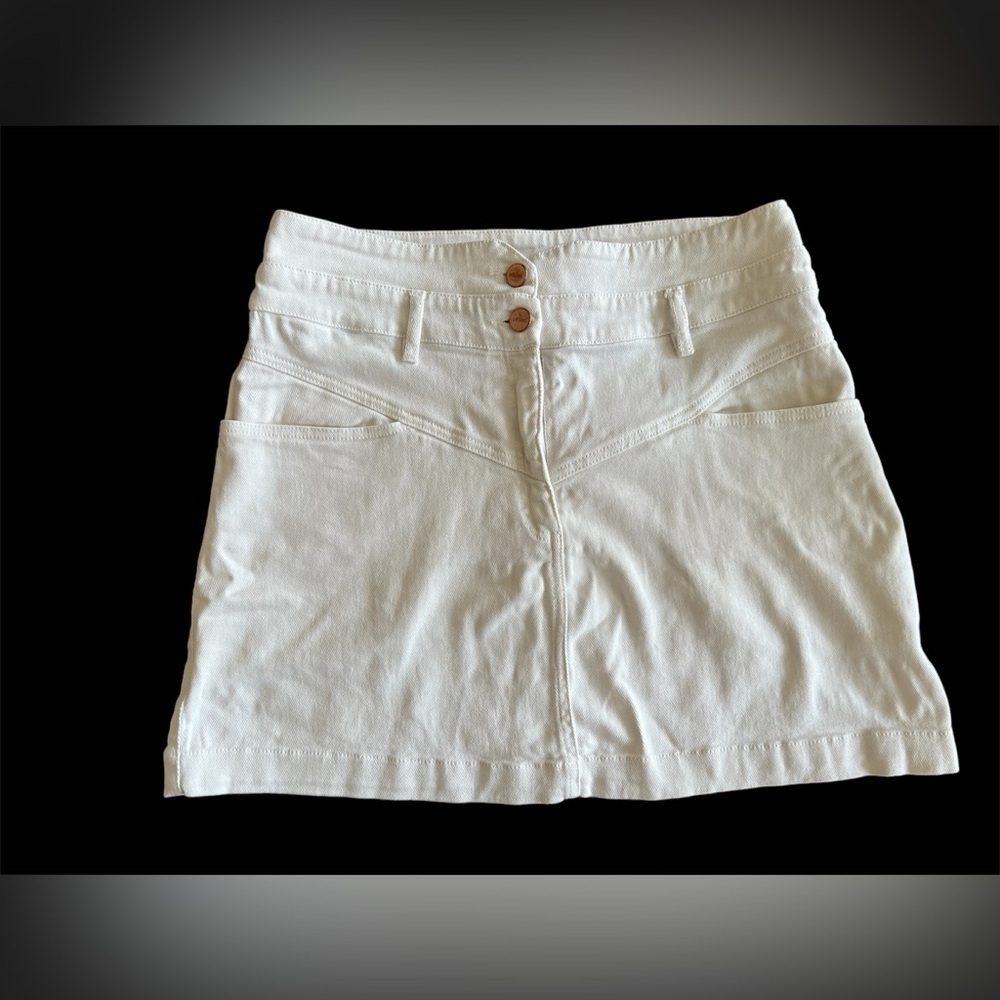 Deluc White Mini Skirt